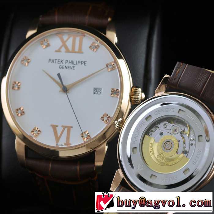 自動巻き スイスムーブメント  男性用腕時計 patek philippe philippe パテックフィリップ  メンズ腕時計